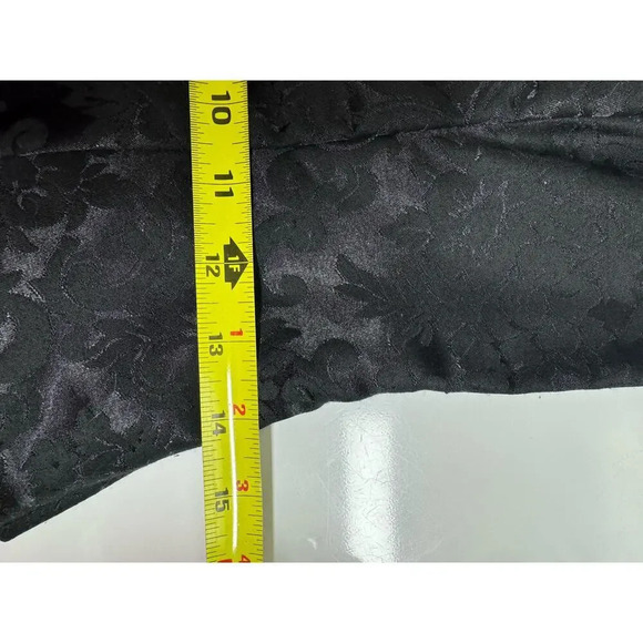 Jessica McClintock for Gunne Sax Vintage Black Strapless Formal Dress Size 9/10 - Picture 9 of 10